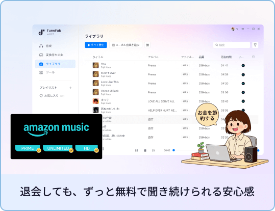 無損失のオフライン再生