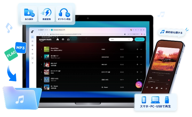 Amazon Musicを解約しても好きな曲ずっと無料で聞ける