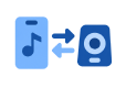 音楽データは自由転送！再生端末に制限なし