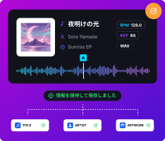 曲名もジャケットも、そのまま保存