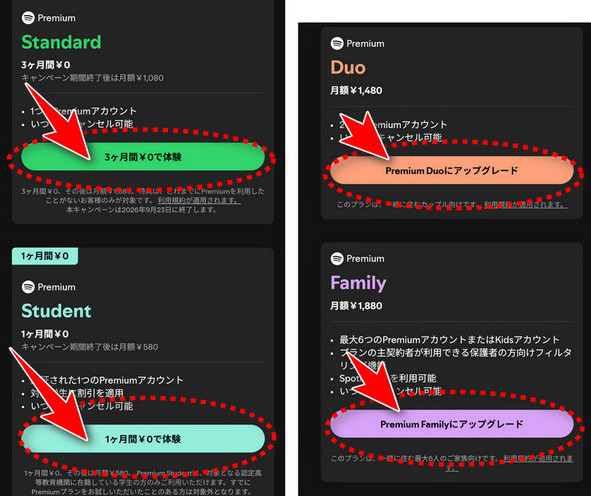 Spotify料金プランの購読方法