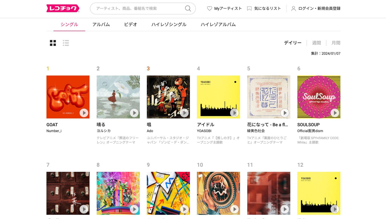 レコチョク 音楽 ダウンロード