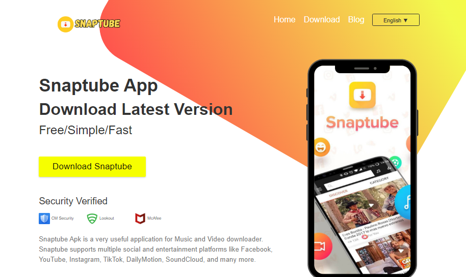 SnapTube音楽ダウンロード