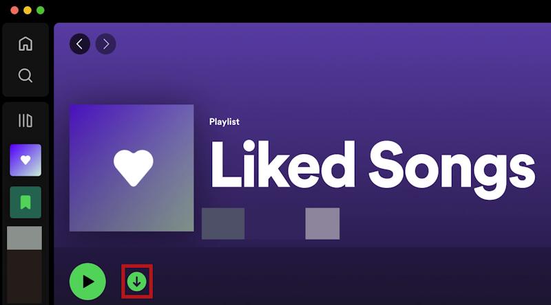 お気に入りの曲 プレイリスト Spotify Mac ダウンロード