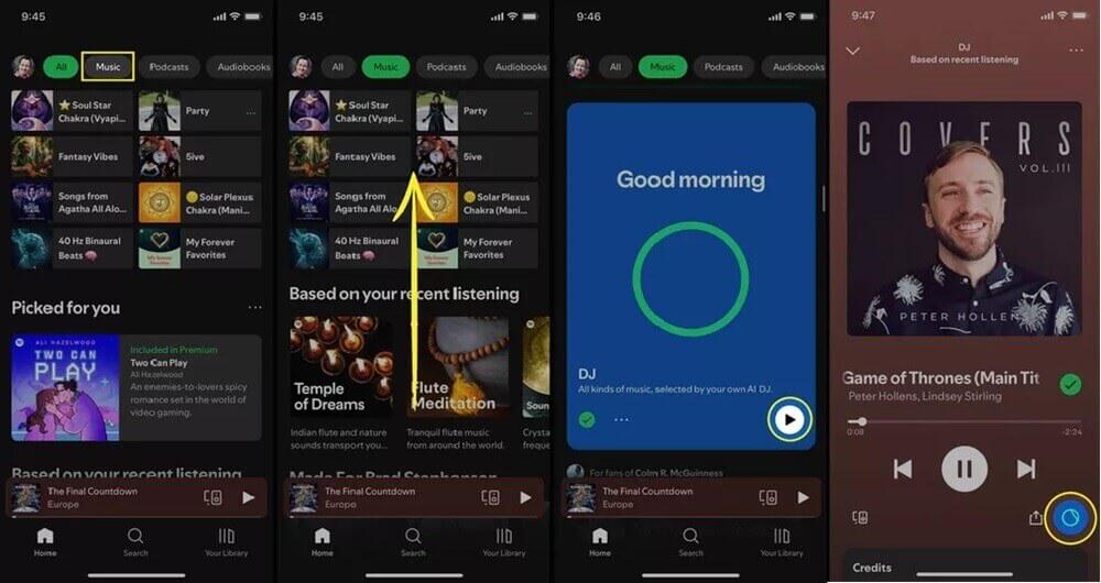 SpotifyのAI DJモードを利用